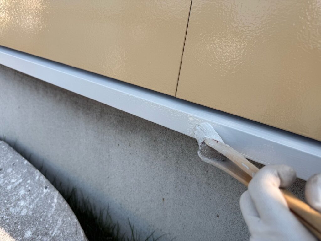 水切り：上塗り